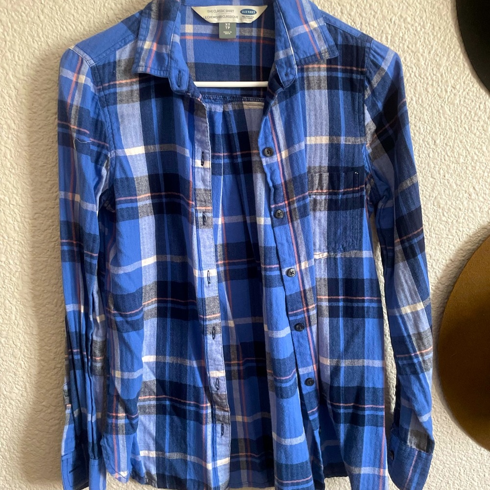 Button down plaid